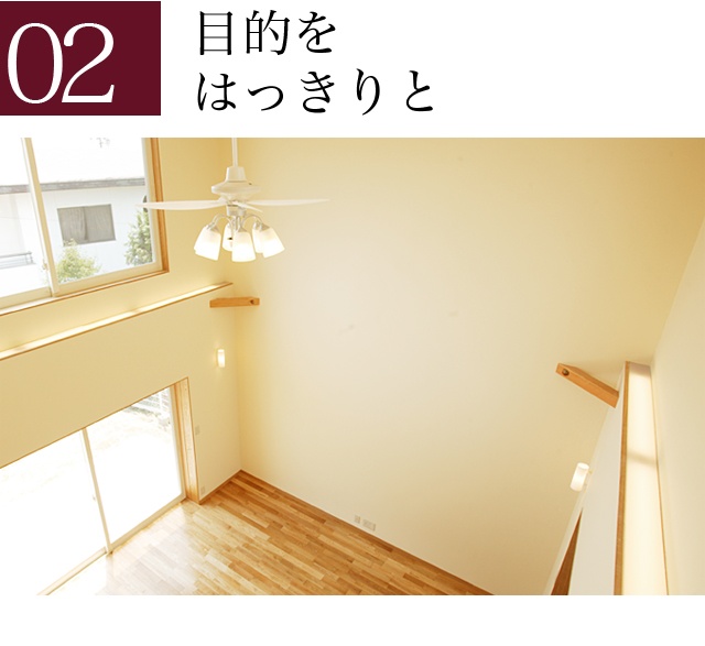 02 目的をはっきりと 建物内観の写真